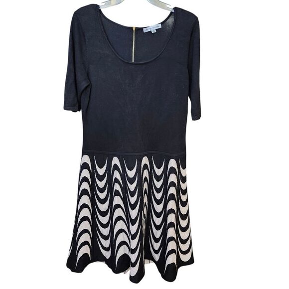 Danny&Nicole sweater dress fit and flare short sleeve Sz XL - Picture 1 of 12